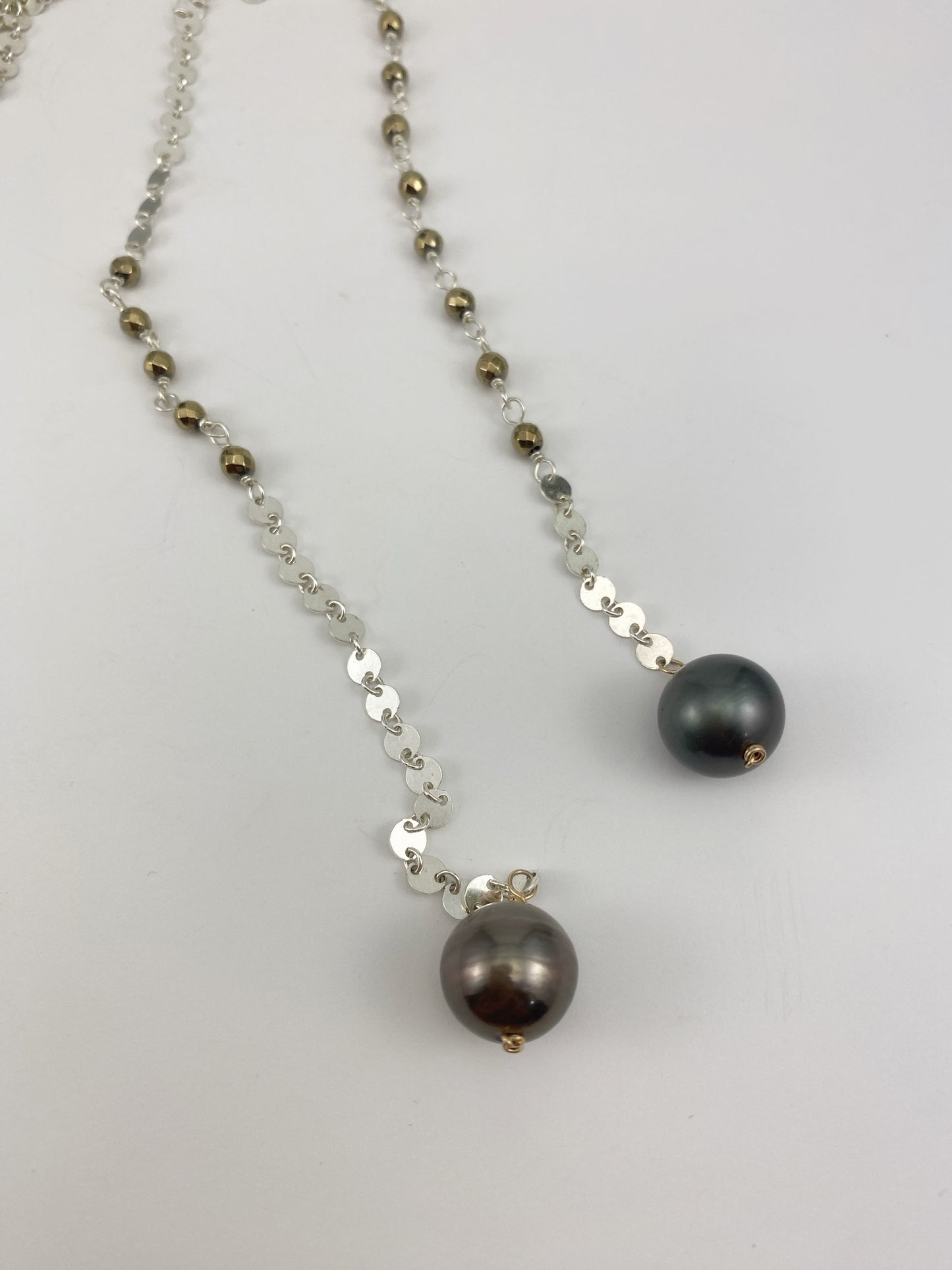 One-of-a-Kind Tahitian Pearl Coin Necklace