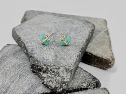 rachel_dawn_designs_gold_wrapped_amazonite_stud_earrings