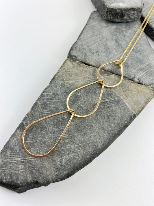 rachel_dawn_designs_three_tier_gold_waterfall_necklace