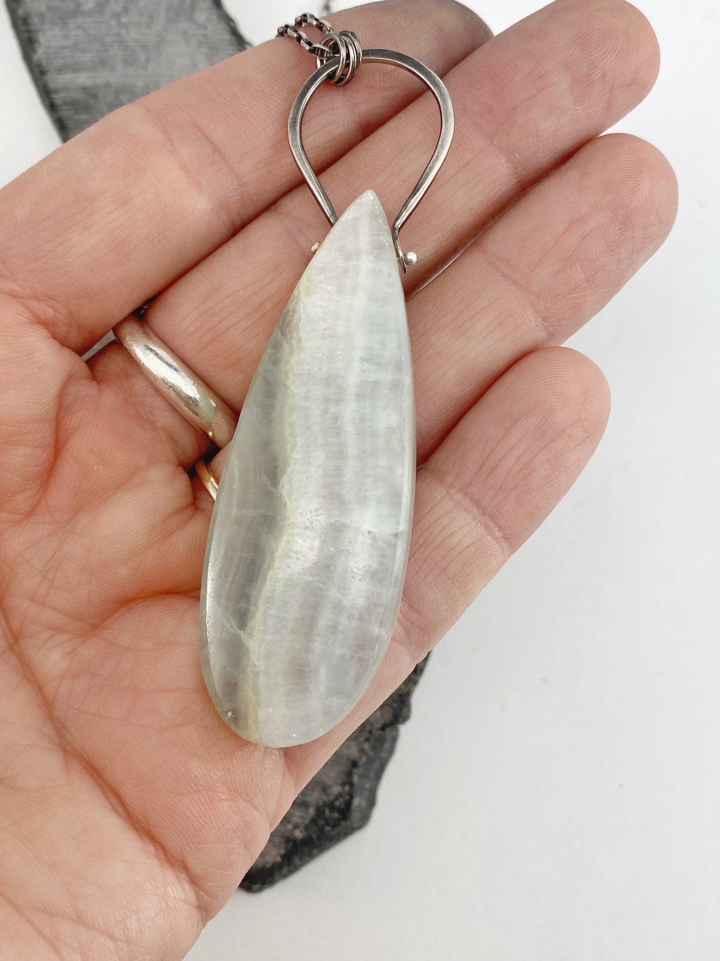 Blue Calcite Necklace