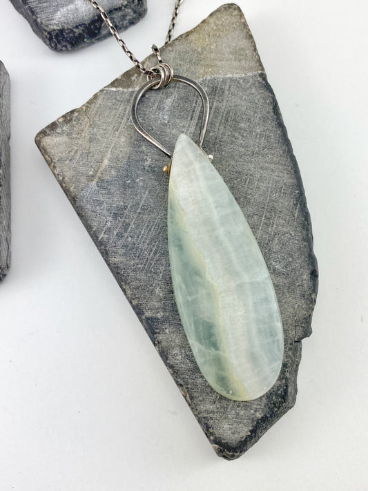 Blue Calcite Necklace