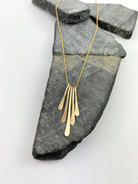 rachel_dawn_designs_hammered_gold_fringe_necklace