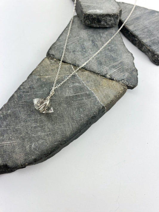 rachel_dawn_designs_silver_herkimer_daimond_wrap_necklace