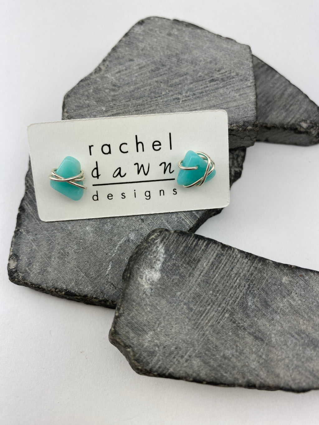 rachel_dawn_designs_sterling_silver_wrapped_amazonite_stud_earrings