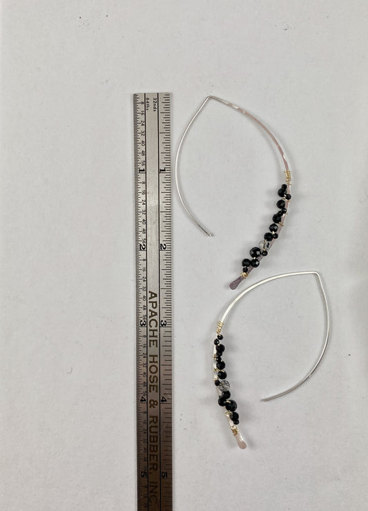 Rachel_dawn_designs_sterling_silver_gold_wrapped_threader_onyx_rutilated_quartz_earrings