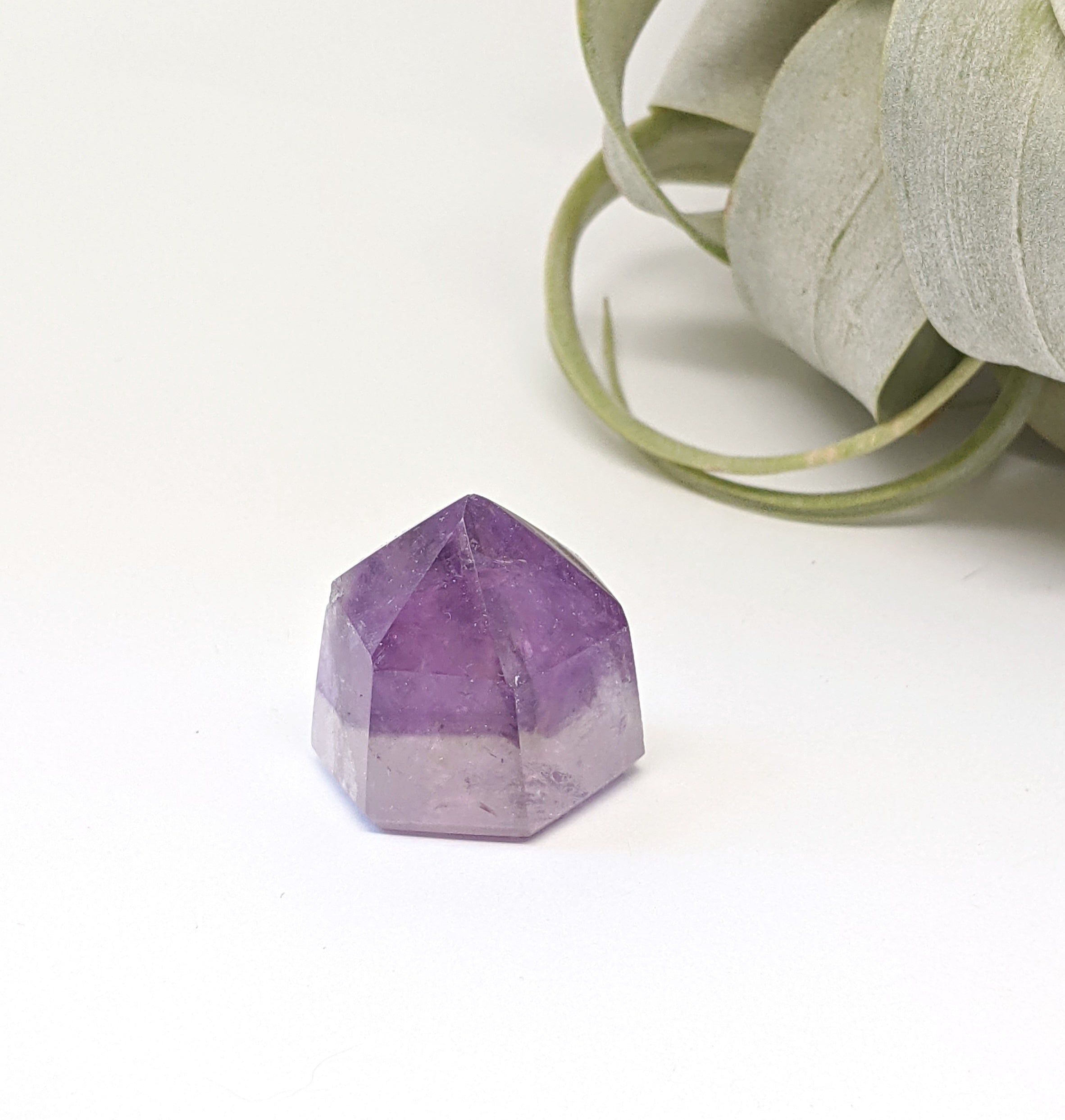 Amethyst Crystal Points| Healing Crystals | Chakra Stones | Worry Stone | Palm Stone | Heart Stone | Crystal Gifts