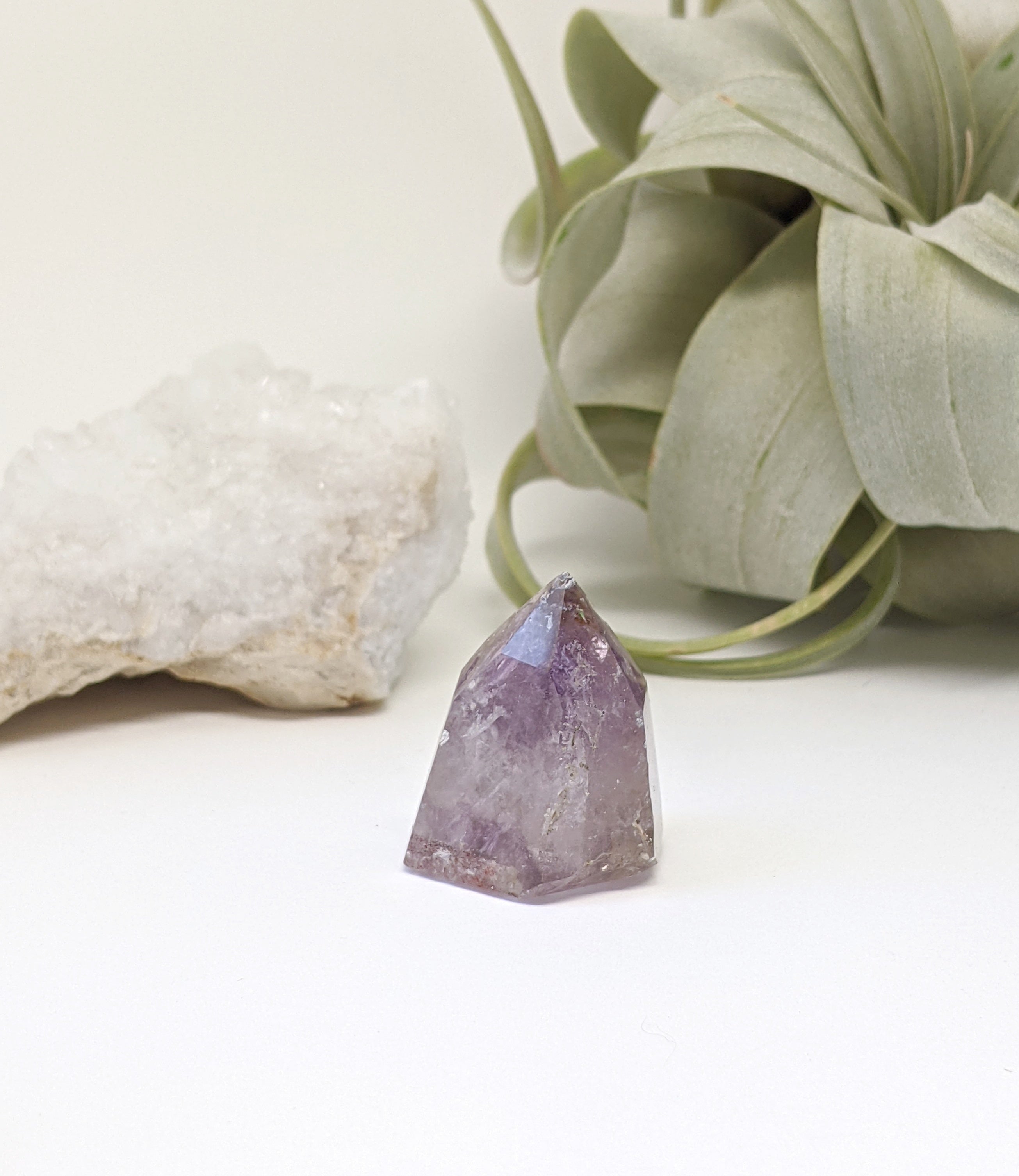 Amethyst Crystal Points| Healing Crystals | Chakra Stones | Worry Stone | Palm Stone | Heart Stone | Crystal Gifts