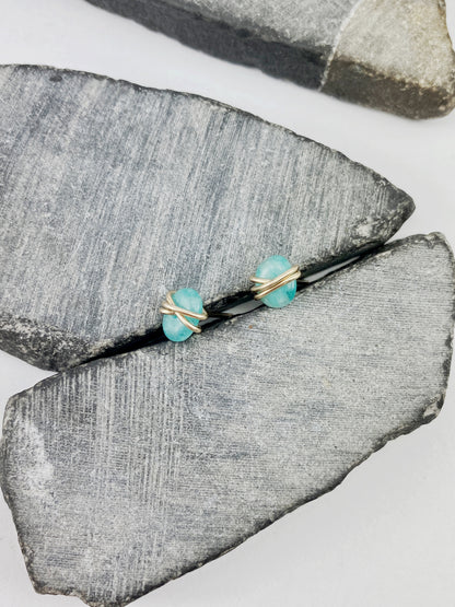 rachel_dawn_designs_gold_wrapped_amazonite_stud_earrings