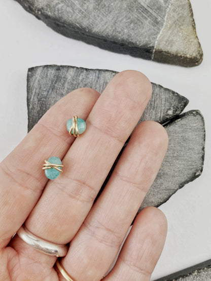 rachel_dawn_designs_gold_wrapped_amazonite_stud_earrings