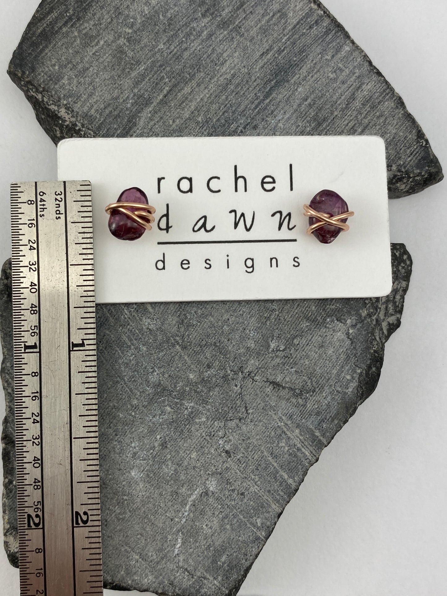 rachel_dawn_designs_rose_gold_garnet_wrapped_stud_earrings