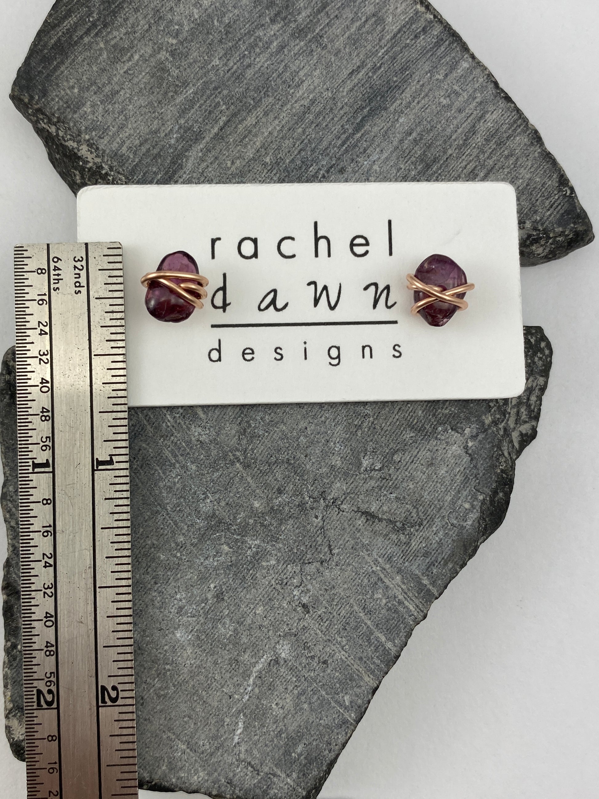 rachel_dawn_designs_rose_gold_garnet_wrapped_stud_earrings