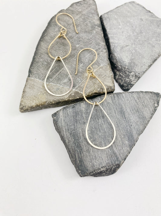 rachel_dawn_designs_2_tier_sterling_silver_gold_fill_teardrop_waterfall_earrings