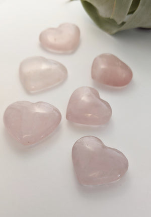 Rose Quartz Stone Heart