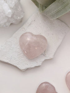 Rose Quartz Stone Heart