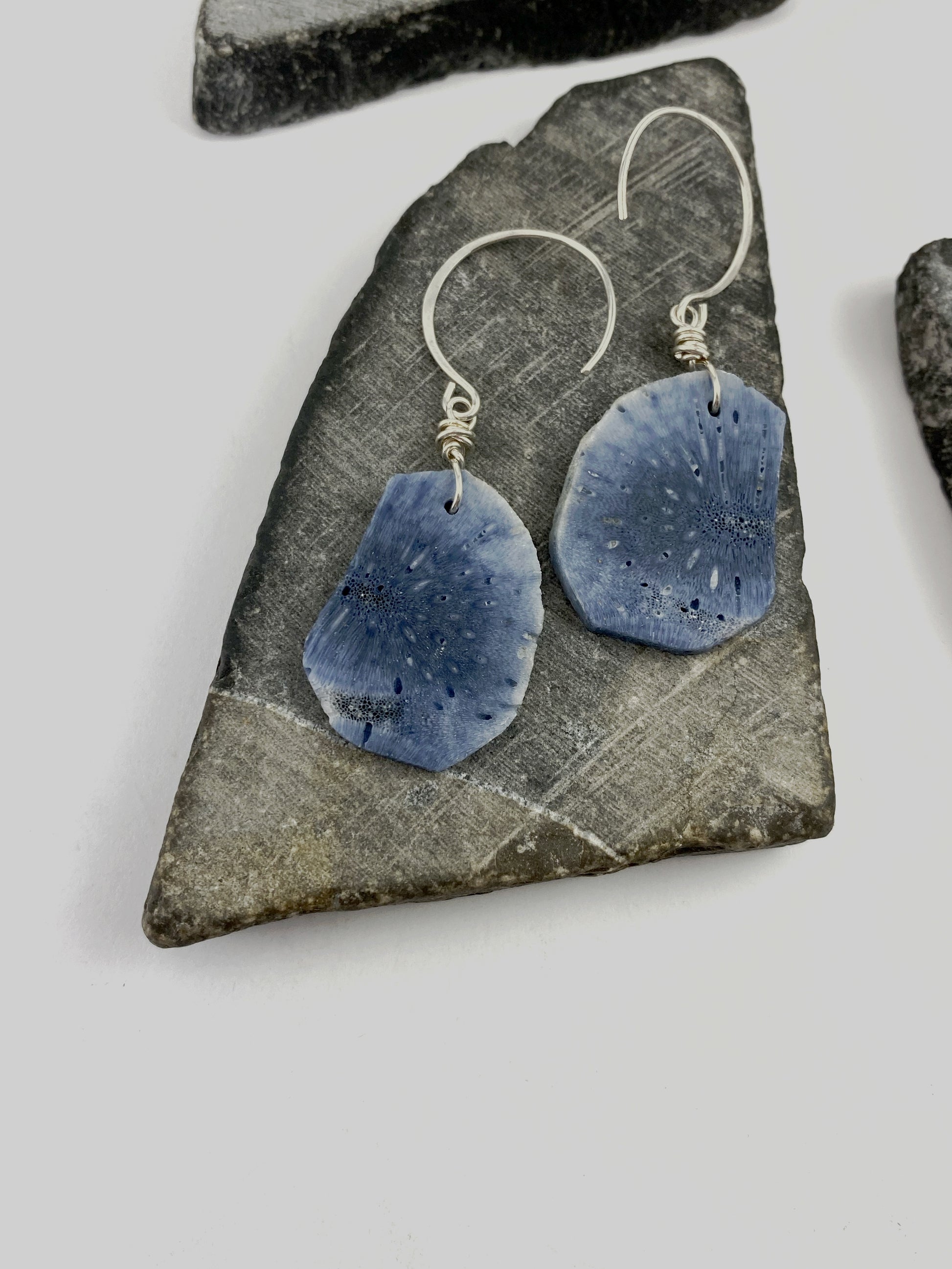 Rachel_dawn_designs_blue_sponge_coral_slice_earrings_Sterling_silver