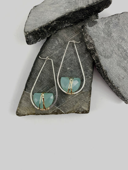rachel_dawn_designs_chalcedony_teardrop_hoop_earrings_sterling_silver