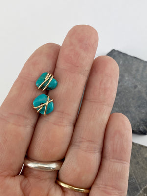 Rachel-dawn-designs-gold-wrapped-turquoise-stud-earrings