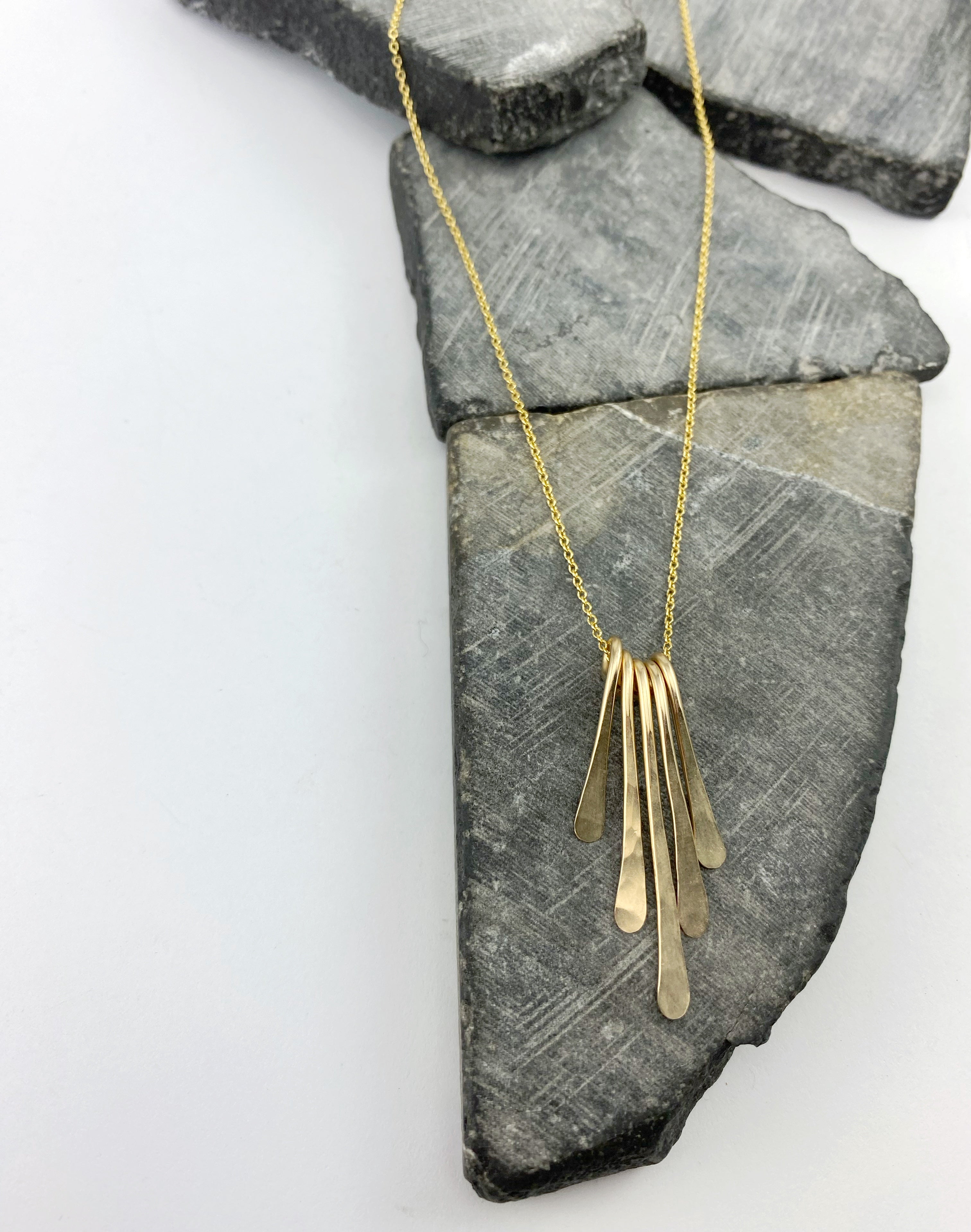 rachel_dawn_designs_hammered_gold_fringe_necklace