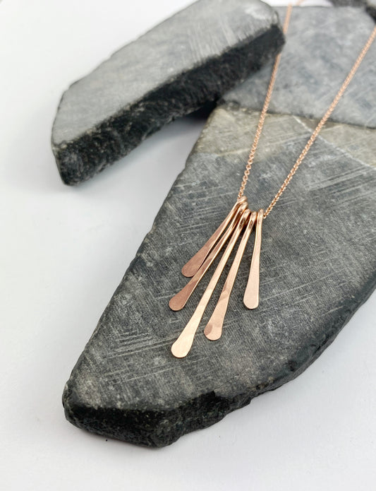 rachel_dawn_designs_hammered_rose_gold_fringe_necklace