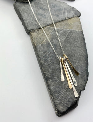 rachel_dawn_designs_hammered_sterling_silver_gold_fringe_necklace