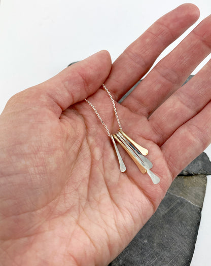 rachel_dawn_designs_hammered_sterling_silver_gold_fringe_necklace