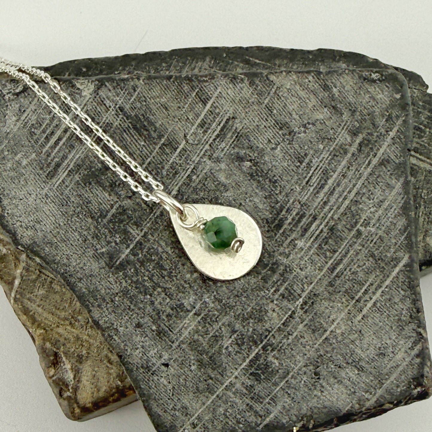 Teardrop Birthstone Necklace | Personalized Jewelry