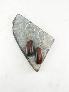 Red Chrysocolla Earrings