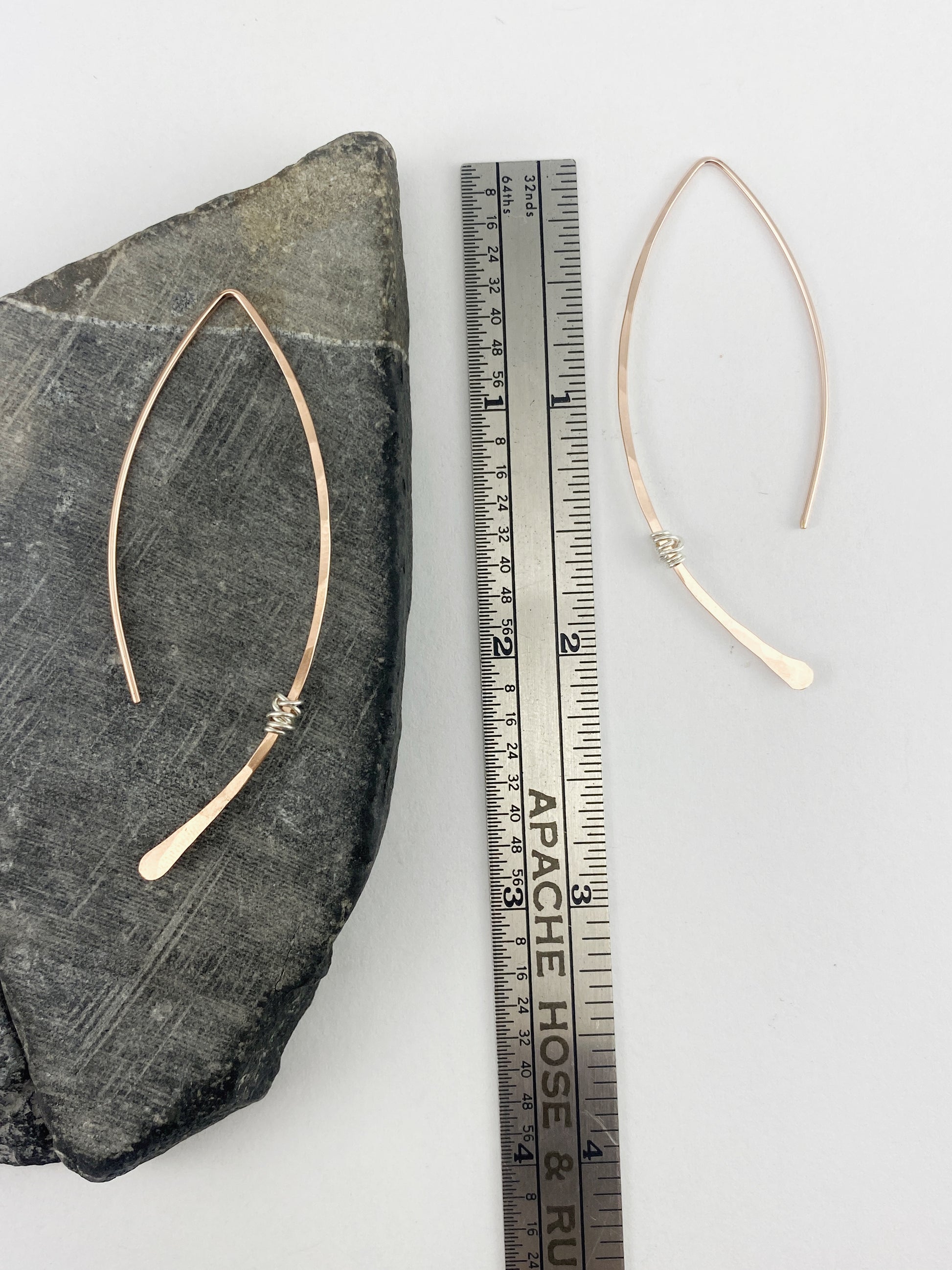 rachel_dawn_designs_Rose_gold_wrapped_threader_earrings_silver