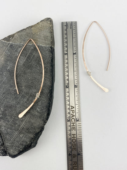 rachel_dawn_designs_Rose_gold_wrapped_threader_earrings_silver