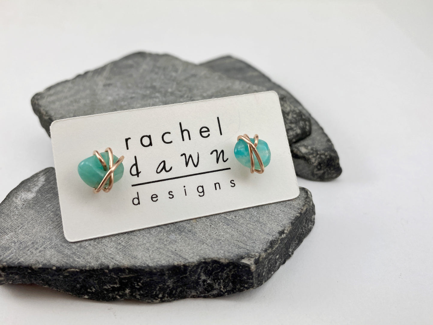 rachel_dawn_designs_rose_gold_wrapped_amaonzite_stud_earrings