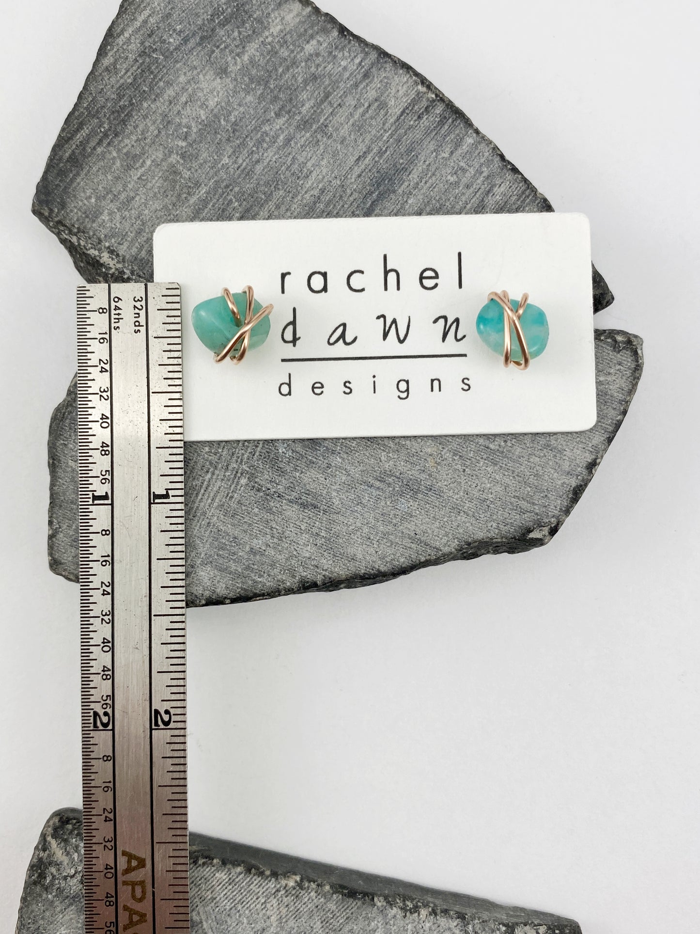 rachel_dawn_designs_rose_gold_wrapped_amaonzite_stud_earrings