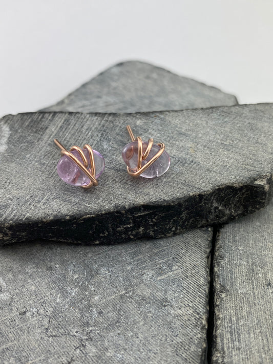 rachel_dawn_designs_rose_gold_wrapped_amethyst_stud_earrings