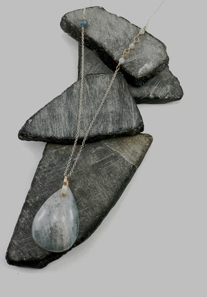 Sterling Silver Aquamarine Necklace