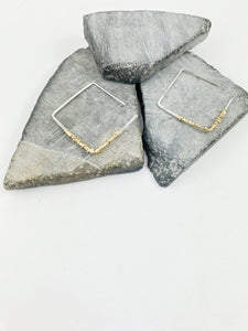 rachel_dawn_designs_sterling_silver_hammered_gold_wire_wrapped_geometric_diamond_earrings