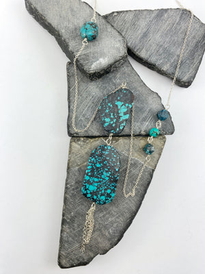 rachel_dawn_designs_sterling_silver_necklace_turquoise_fringe