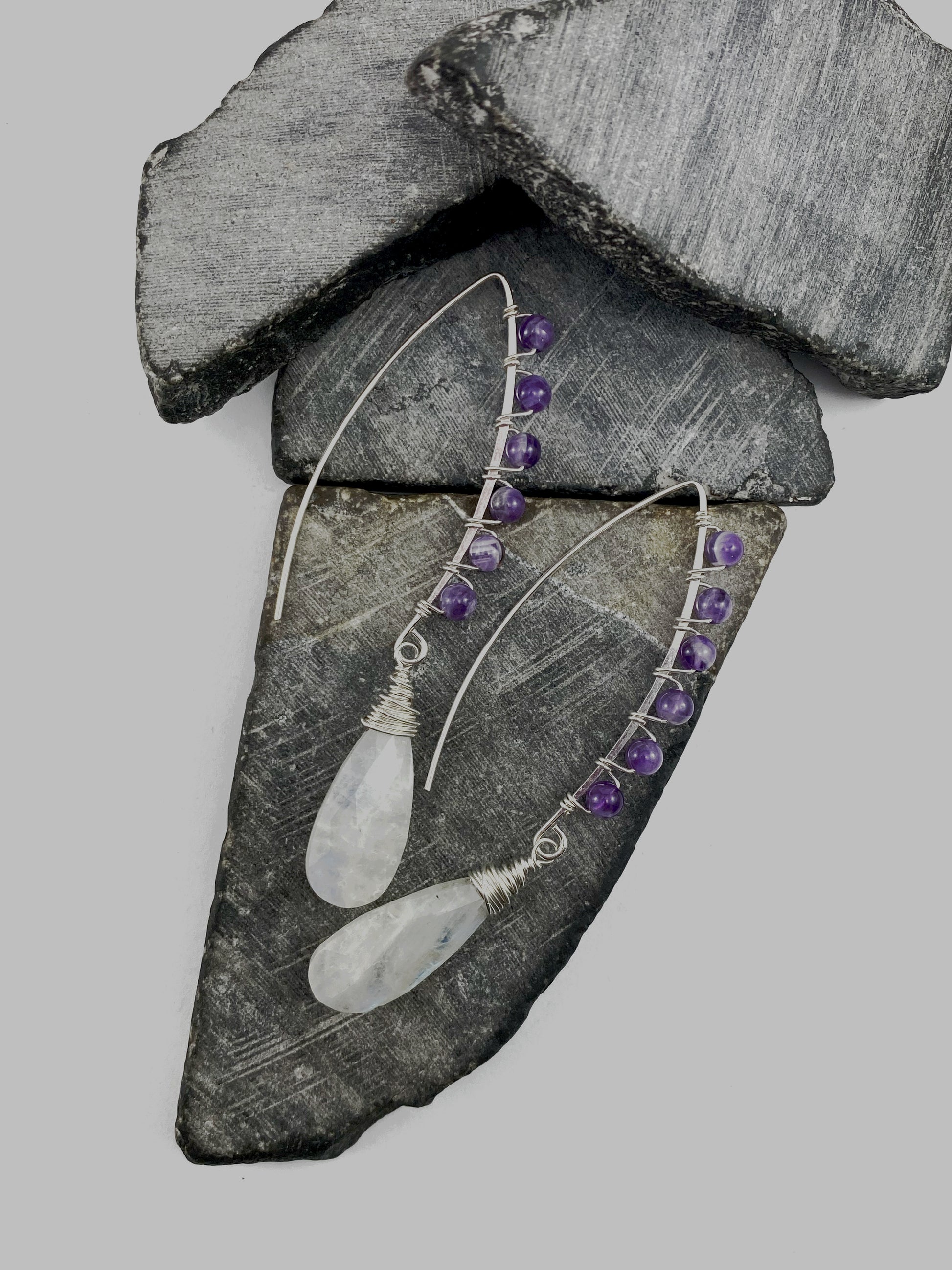 rachel_dawn_designs_sterling_silver_rainbow_moonstone_amethyst_earrings