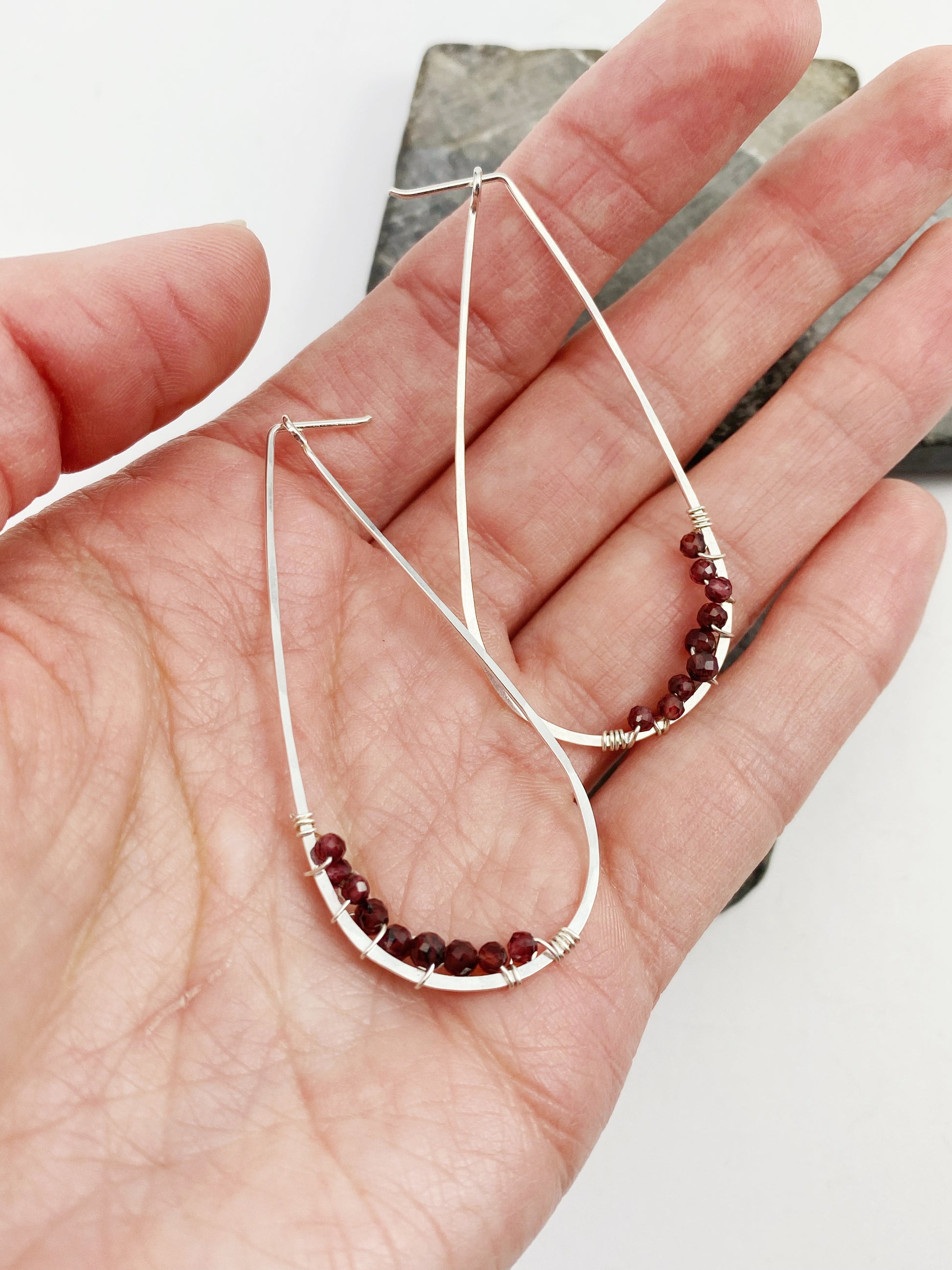 rachel_dawn_designs_sterling_silver_teardrop_wrapped_with_garnet_earrings