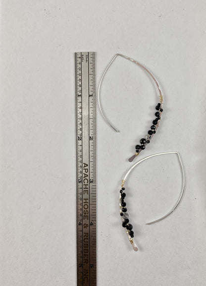 Rachel_dawn_designs_sterling_silver_gold_wrapped_threader_onyx_rutilated_quartz_earrings
