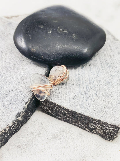 Labradorite Stud Earrings, Minimalist, Post, Studs, 14K Gold Filled, Mineral Jewelry