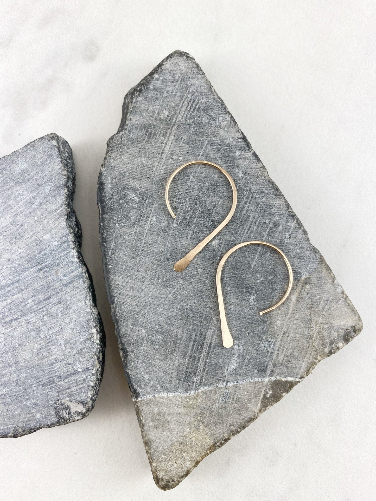 Gold Open Hoops Earrings | Dainty Earrings | Boho Earrings | Gold Boho Hoops | Arch Hoops | Simple Earrings | Open Hoops | Minimalist Earrings