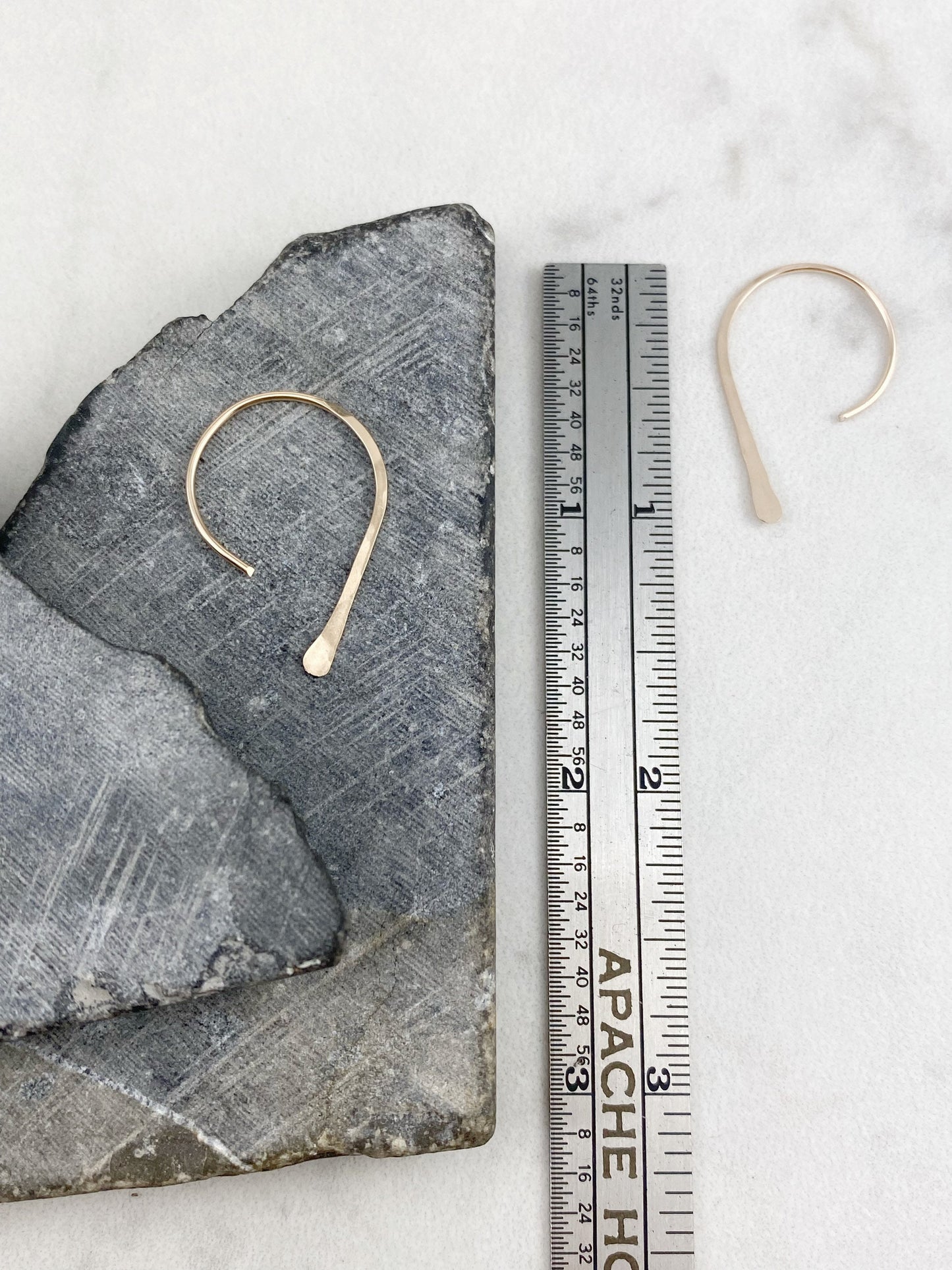 Gold Open Hoops Earrings | Dainty Earrings | Boho Earrings | Gold Boho Hoops | Arch Hoops | Simple Earrings | Open Hoops | Minimalist Earrings